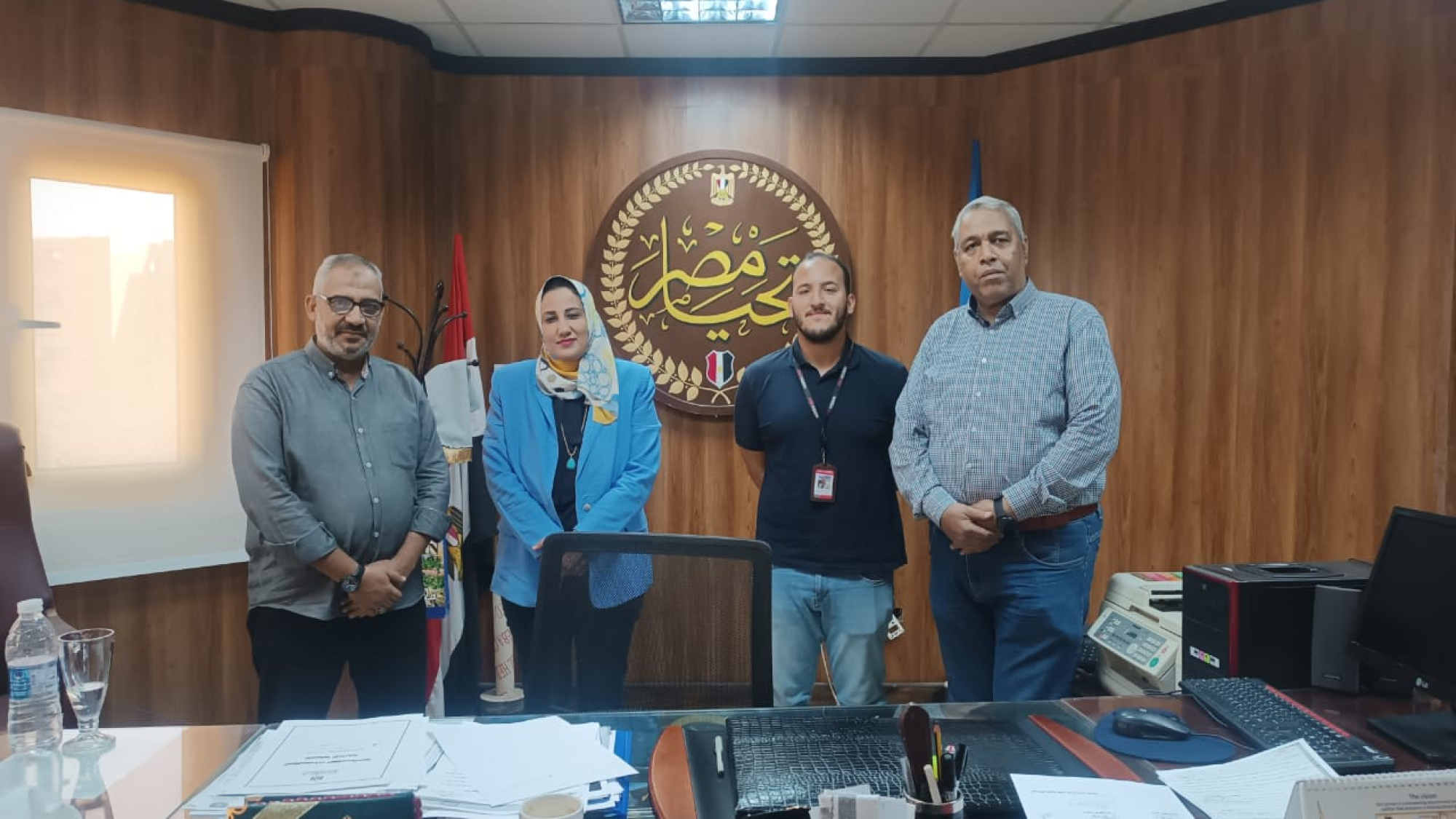 زيارة شركة HIKVISION العالمية لمديرية التنظيم والادارة بأسوان